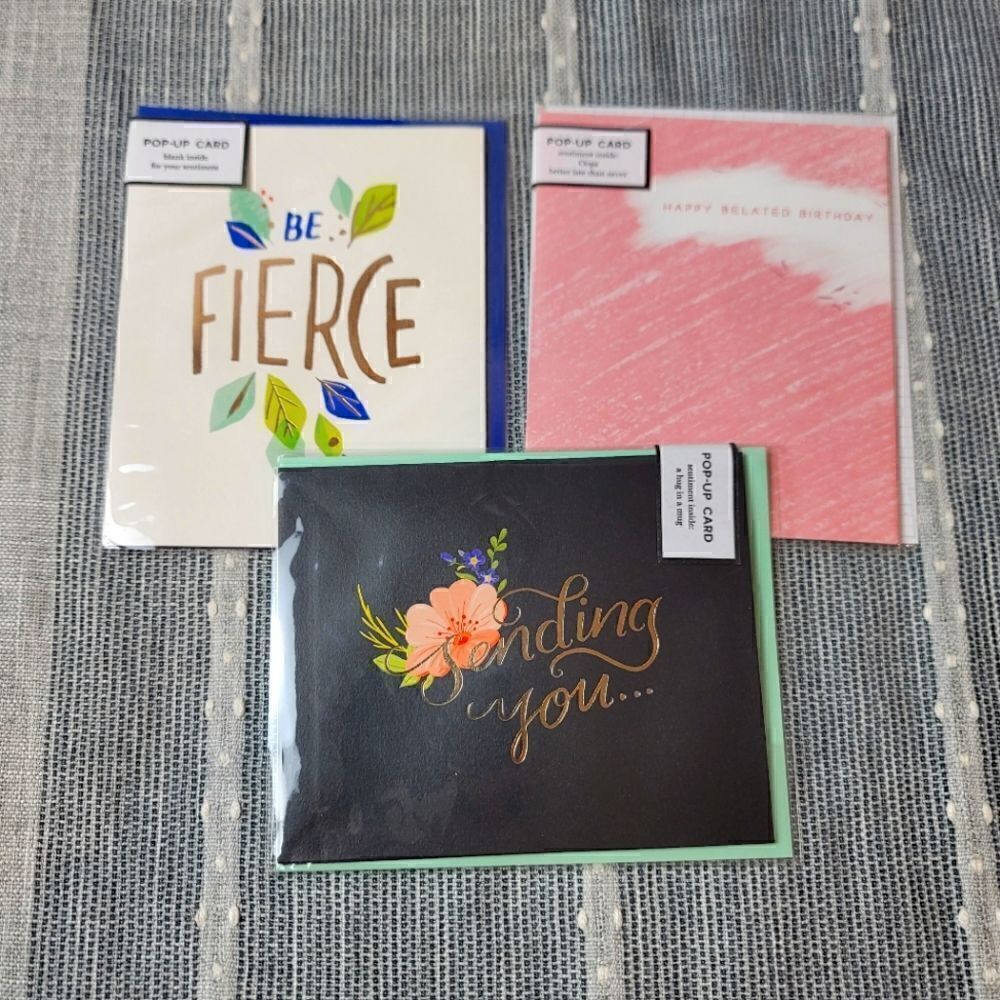 NEW- UWP Luxe Pop-Up Cards Bundle (3)